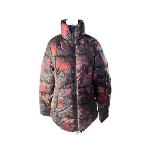 Athleta Women's Multicolor High Neck Downtown Printed Jacket Size Small Tall NWT